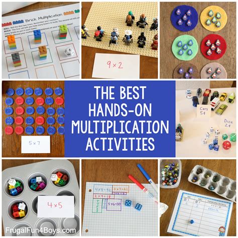 Hands-On Multiplication Activities - Frugal Fun For Boys and Girls