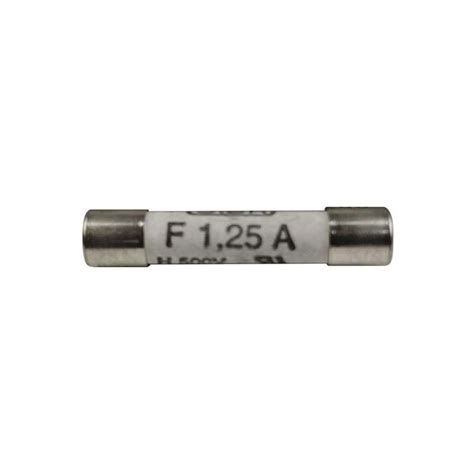 SIBA Fuse 1.25A 500V 6.3x32mm From £1 each* - Testermans