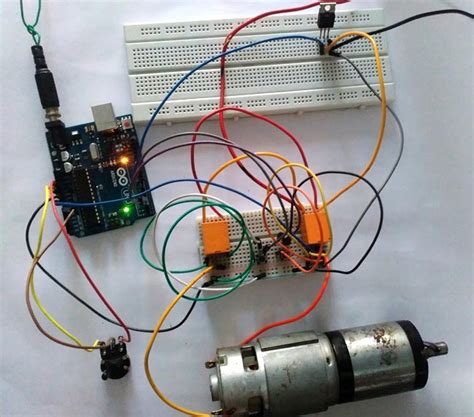 Arduino DC Motor Speed and Direction Control using Relays and MOSFET