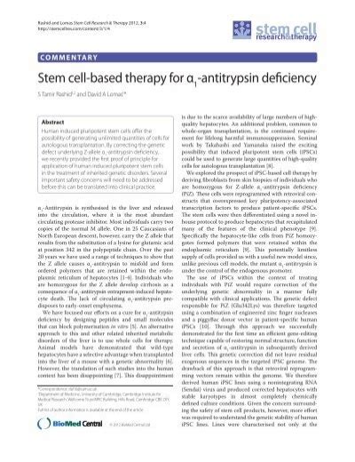 PDF - Stem Cell Research & Therapy