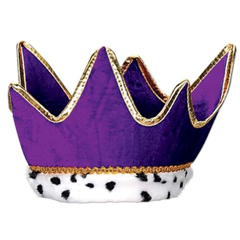 Plush Royal Purple King/Queen Crown: Party at Lewis Elegant Party Supplies, Plastic Dinnerware ...