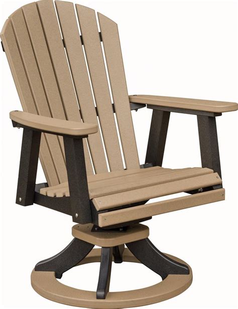 Berlin Gardens Comfo-Back Outdoor Swivel Rocker Poly Dining Chair