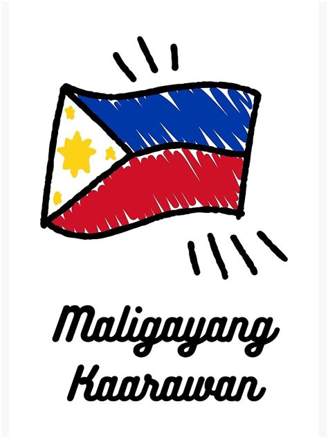 "Maligayang Kaarawan, Filipino birthday card, Tagalog birthday " Poster ...