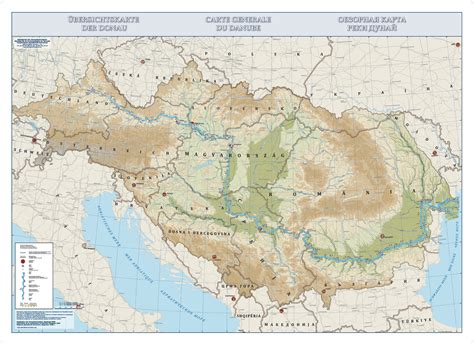 Maps of the Danube - Danube Commission - Donaukommission - Commission du Danube - Дунайская Комиссия