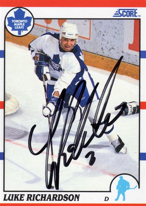 Michael's Hockey TTM: Luke Richardson