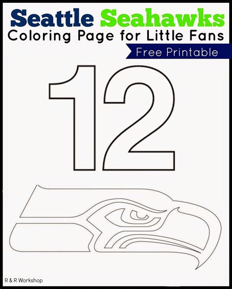 Seattle Seahawks Coloring Page For Kids | Ogt Blogger Friends - Free ...