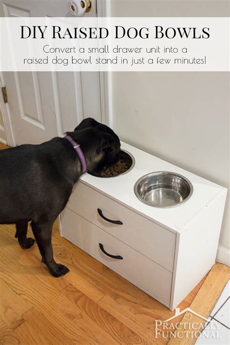 DIY Raised Dog Bowl Stand – Practically Functional