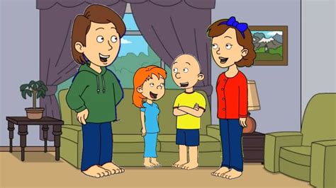 The Caillou Family Love Their Bare Feet by ELMOBYSTREET on DeviantArt