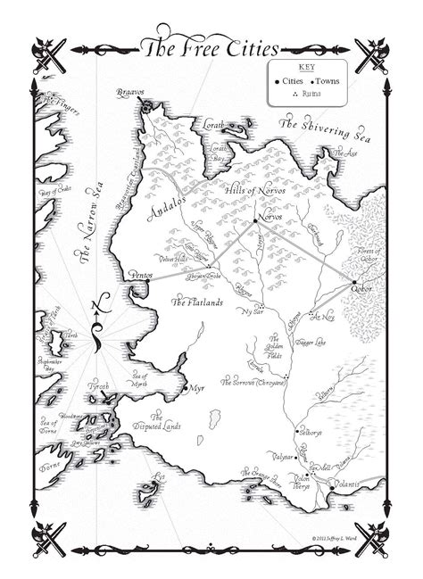 A Dance with Dragons-Map of the Free Cities - A Wiki of Ice and Fire