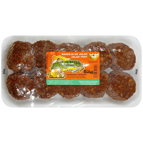 Dulceria Rodriguez Dominican Sweet Jalao Tray Coconut Ginger 10 oz | Dofeli