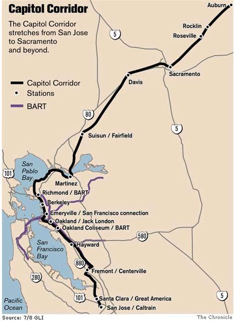 BAY AREA / Capitol Corridor riding high / 15 years of clean comfortable trips leave most ...