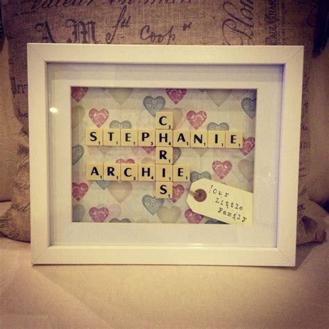 Scrabble Frame | Scrabble art, Scrabble frame, 3d box frames