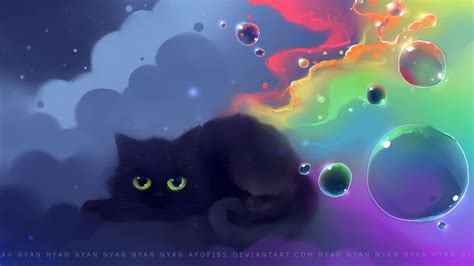 Cat background, Cat wallpaper, Anime cat