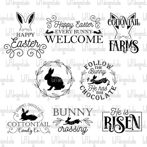 Easter SVG Easter Sign SVG Easter SVG Bundle Easter - Etsy