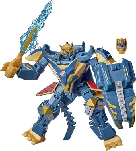 Amazon.com: Transformers Bumblebee Cyberverse Adventures Toys Deluxe Class Thunderhowl Action ...