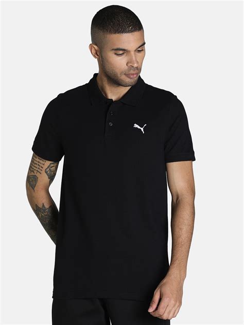 Buy Puma Active Essential Men's Polo Cotton Slim Fit Tshirts - Tshirts ...