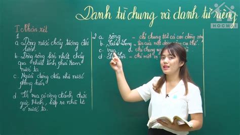 Danh từ là gì? Các loại danh từ trong Tiếng Việt - HOCMAI