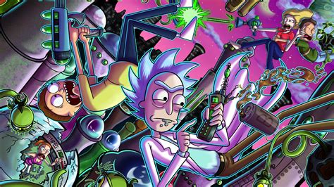 Download wallpaper 1920x1080 rick and morty, tv series, cartoon ...