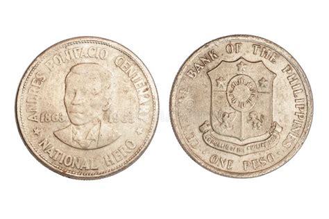 Coin of Philippines stock image. Image of circle, money - 18496201