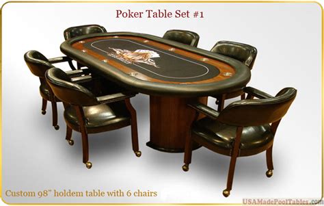 Texas Hold'em Table with Chairs