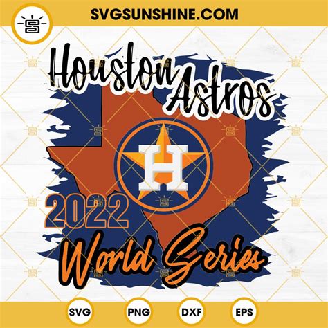 Houston Astros 2022 World Series SVG PNG File, Astros World Series Champions 2022 SVG Digital ...