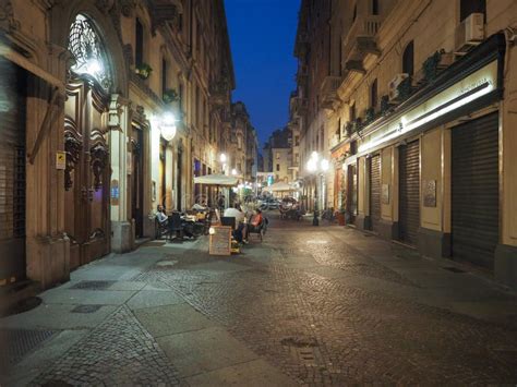 Nightlife in Turin City Centre Editorial Stock Photo - Image of cityscape, piedmont: 104041093