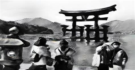 Itsukushimajinja shrine's famed floating torii gate revealed ...