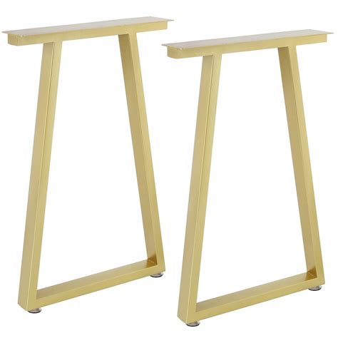 Buy Metal Table Leg Desk Legs 28’’ Height 17.7’’ Wide Furniture Legs,Dining Table Legs,Metal ...