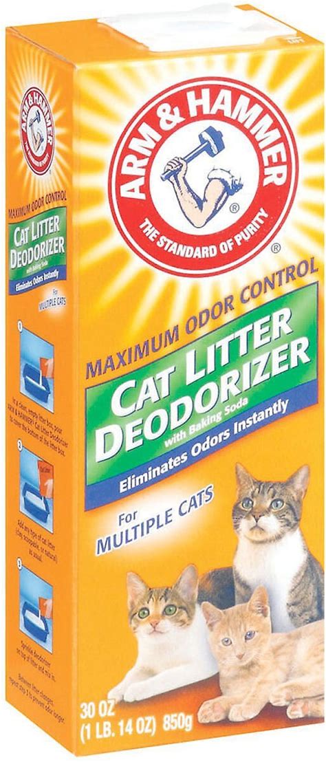 ARM & HAMMER LITTER Cat Litter Deodorizer Powder, 30-oz box, bundle of 2 - Chewy.com