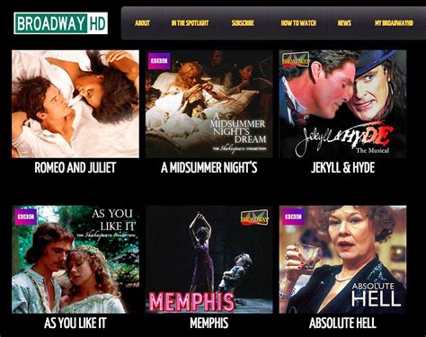 New service offers streaming options for Broadway shows