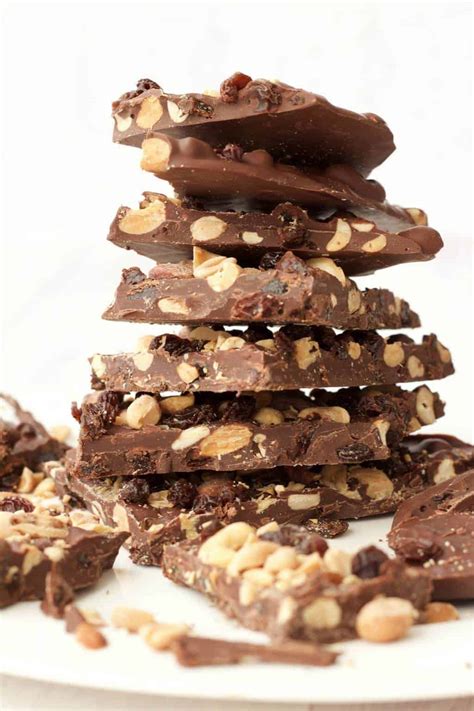 Vegan Fruit and Nut Chocolate Bark - Loving It Vegan