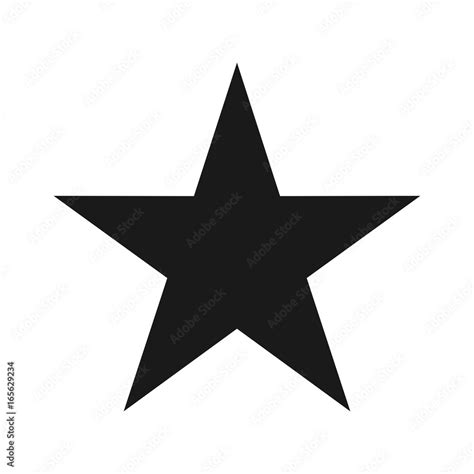 star vector logo. alone star. Stock Vector | Adobe Stock