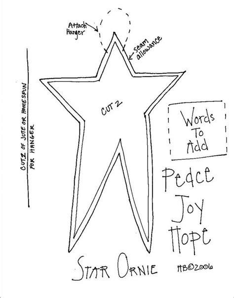 primitive star template | DIY! | Pinterest