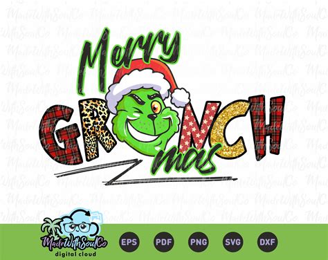 Merry Grinchmas SVG PNG Christmas 2020 svg Grinch svg | Etsy