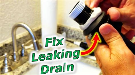 How To Fix A Leaky Bathroom Sink Drain Pipe – Everything Bathroom