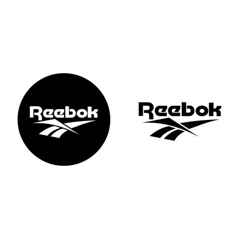 Reebok logo black and white PNG 24555401 PNG