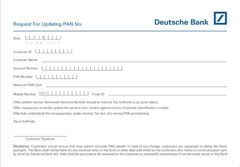 PAN Updation Form | PDF