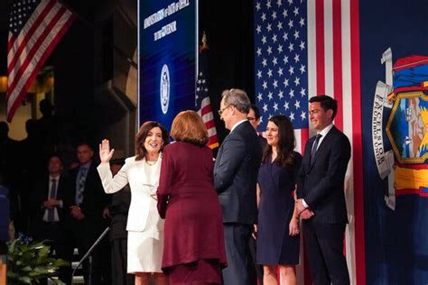 At Inauguration, Hochul Vows to Make New York Safer and More Affordable - The New York Times