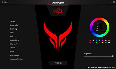 PowerColor Red Devil RX 5600 XT: AMD Wattman & DevilZone Software RGB ...