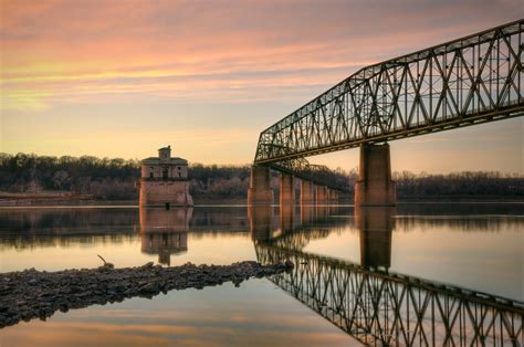 Warm Winter Evening | The old Chain of Rocks bridge in St. L… | Aaron Fuhrman | Flickr