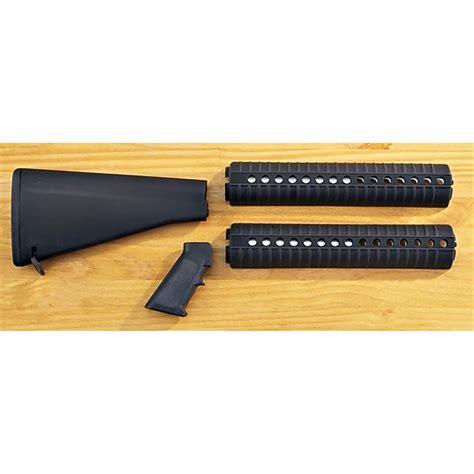 AR - 15 / M16 A1 - length Stock Set, Black - 129131, Stocks at ...