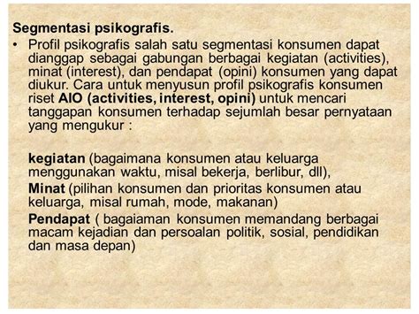 segmentasi pasar psikografis - Gabrielle Ogden