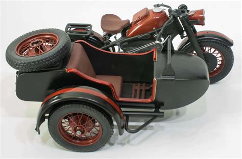 Italeri 7403 1/9 German Military Motorcycle with Sidecar Build Image 43