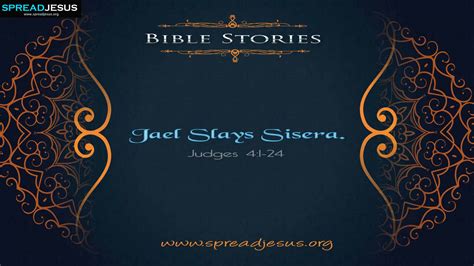 Jael Slays Sisera Judges 4:1-24 Bible Stories