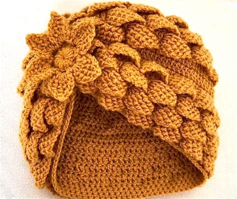 Crochet Lovely Hat With Flower - Crochet Ideas