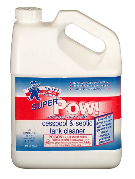 SUPER POW! ECOLOGICALLY SAFE CESSPOOL AND SEPTIC TANK CLEANER - Plumbing