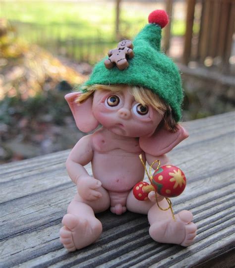 Gail's Fantasy Baby Elf | Christmas ornaments, Novelty christmas ...