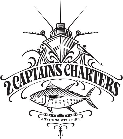 Two Captains Charters Logo - Two Captains Charters