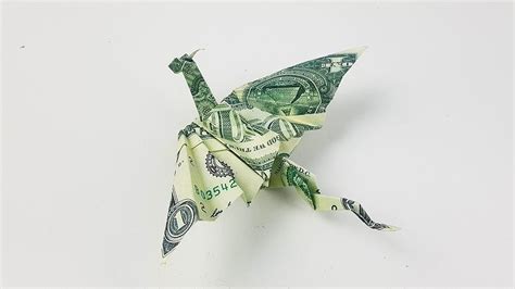 Money Origami Dollar Dragon Tutorial - Step by Step | Money origami, Dollar bill origami, Dollar ...