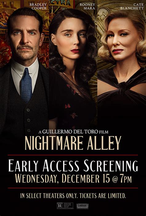 Nightmare Alley: Early Access Screenings (2021) Showtimes | Fandango